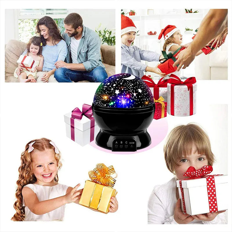 Veilleuse Bébé - StarlightSpinner™ - Noir