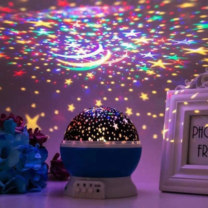 Veilleuse Bébé - StarlightSpinner™ - Bleu